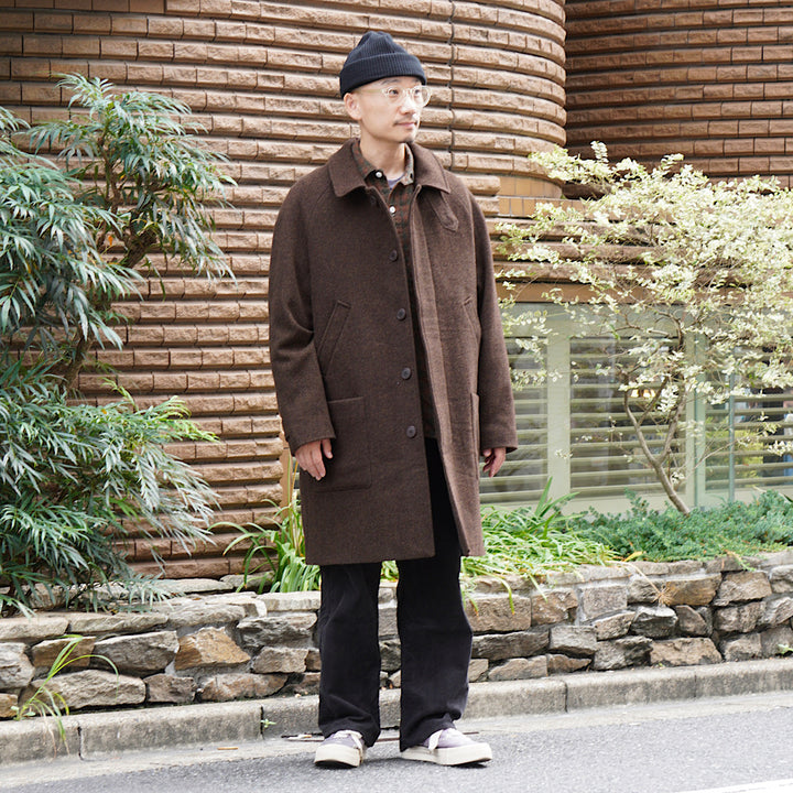 FRANK LEDER - Brown Wool Coat - FL-0521038