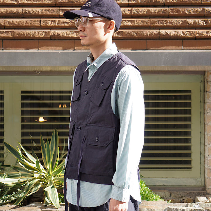 Engineered Garments - C-1 Vest - High Count Twill - QT083