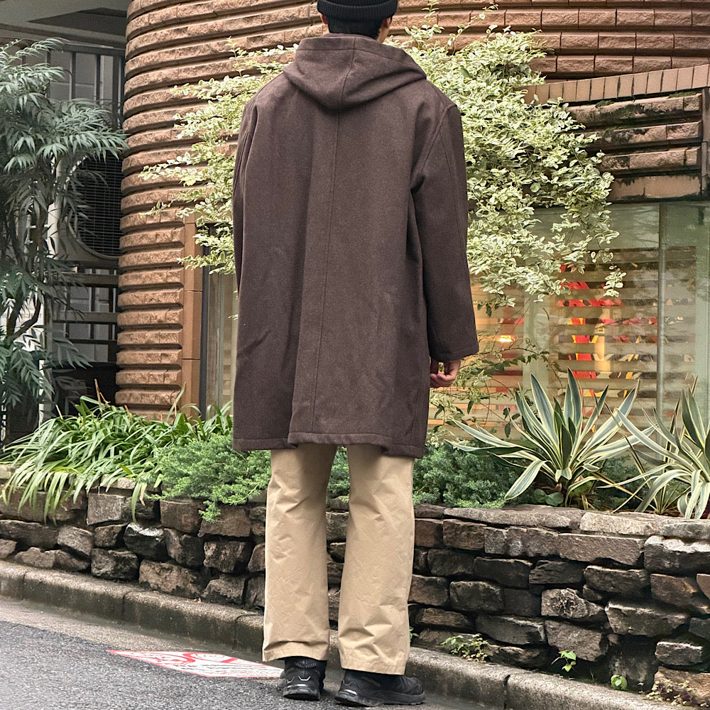 THE DAY - MELTON HOODED COAT - D26AW-05001