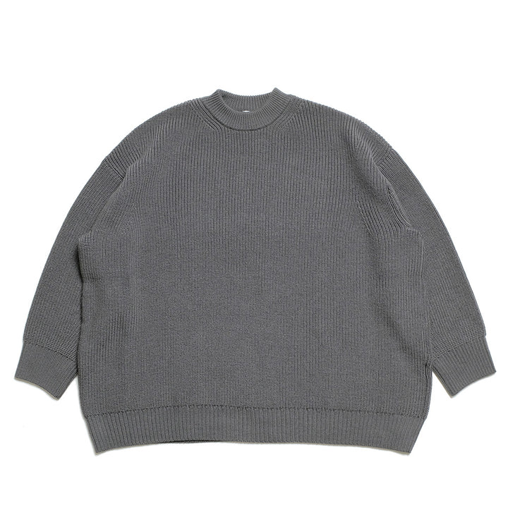 THE DAY - LOW GAUGE MERINO CREWNECK KNIT - D24W-03001