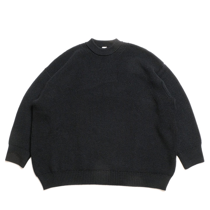 THE DAY - LOW GAUGE MERINO CREWNECK KNIT - D24W-03001