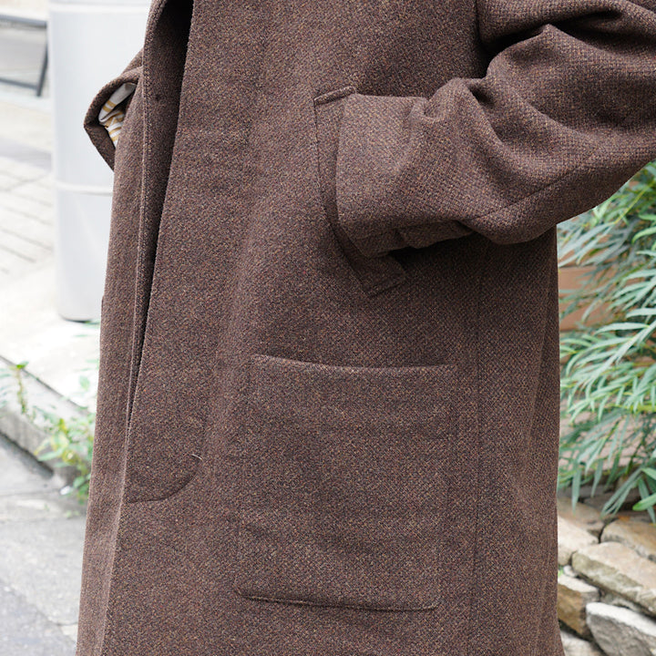 FRANK LEDER - Brown Wool Coat - FL-0521038