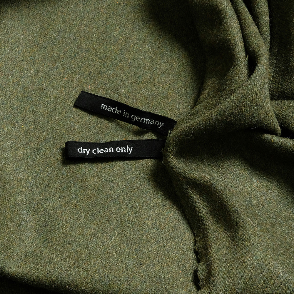 FRANK LEDER - Military Green Wool Long Coat - FL-022014