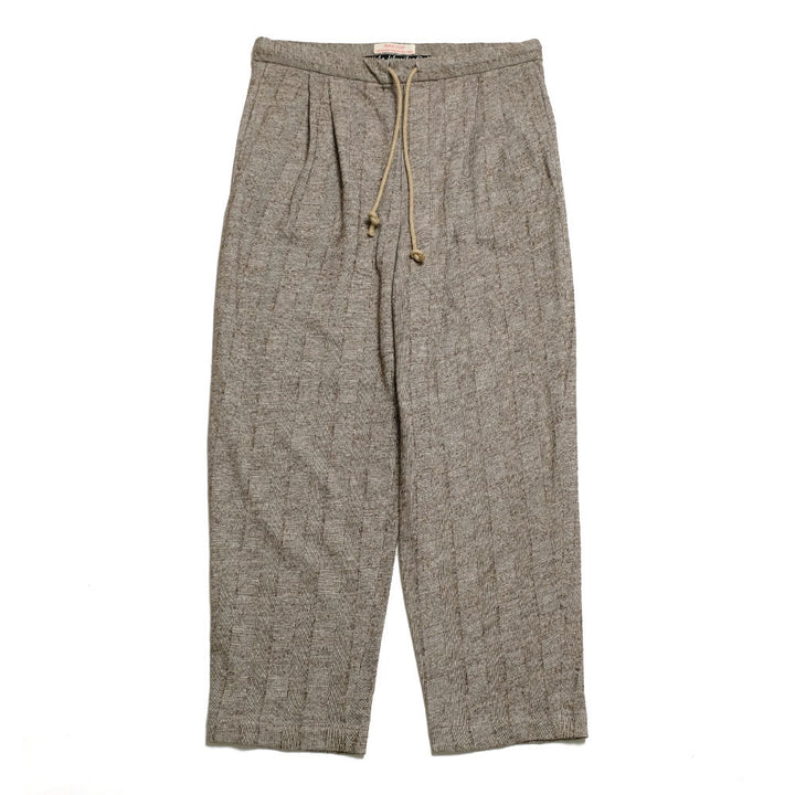 FRANK LEDER - DEAD STOCK LIMITED RARE VINTAGE FABRIC - 2 TUCK DRAWSTRING PANTS - FL-0713005