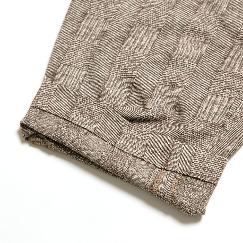 FRANK LEDER - DEAD STOCK LIMITED RARE VINTAGE FABRIC - 2 TUCK DRAWSTRING PANTS - FL-0713005