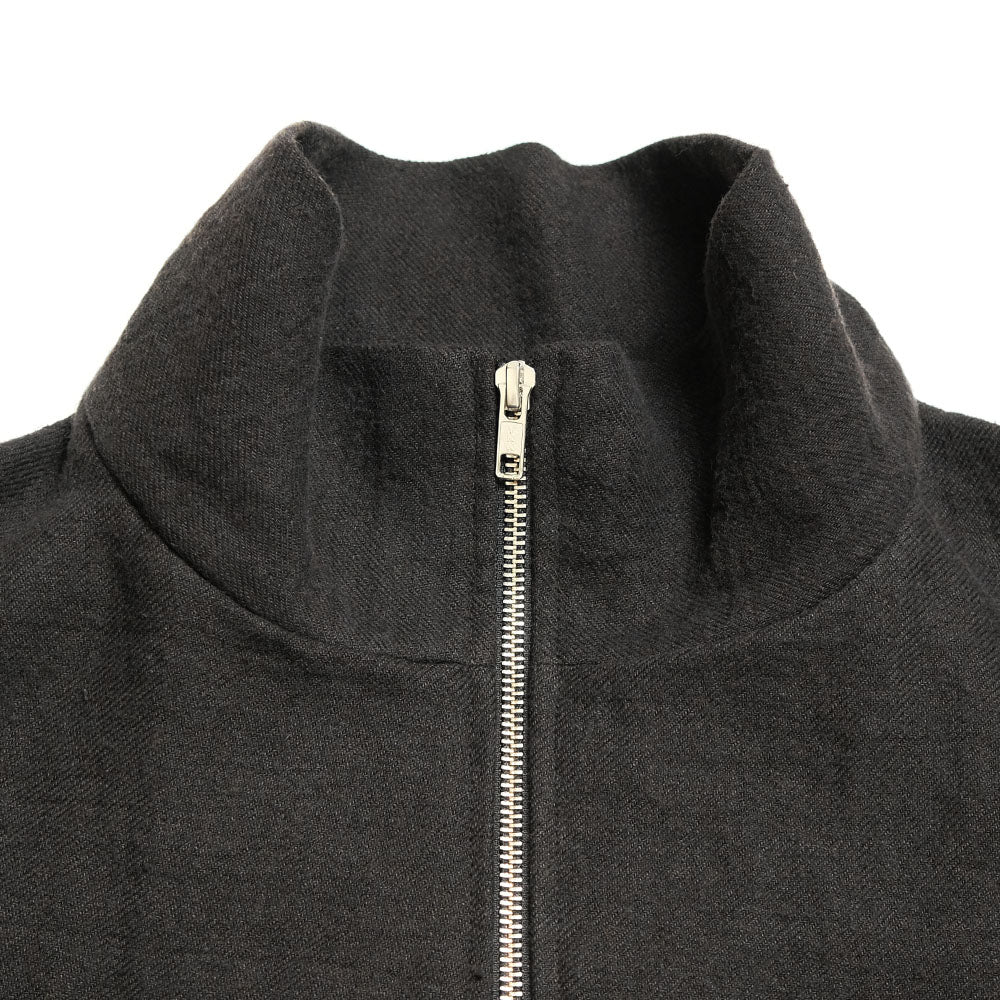 FRANK LEDER - WASHED WOOL ZIP UP SHIRT - FL-0717027