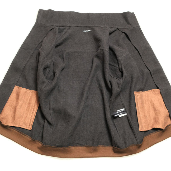 FRANK LEDER - WASHED WOOL ZIP UP SHIRT - FL-0717027