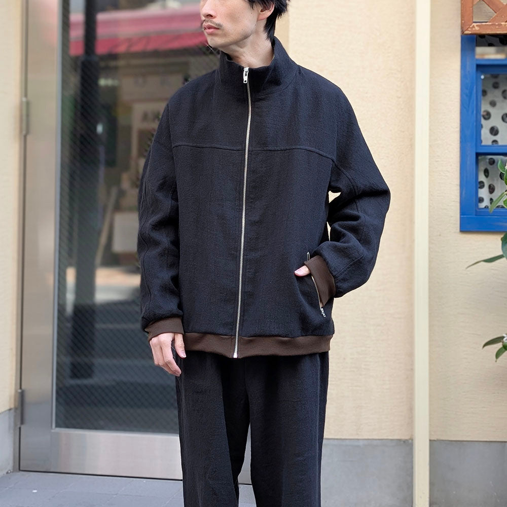 FRANK LEDER - WASHED WOOL ZIP UP SHIRT - FL-0717027