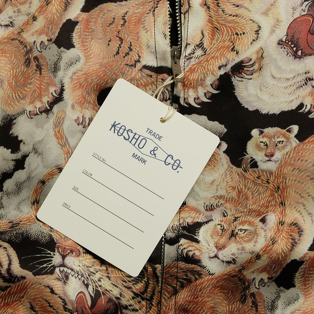 GOLD - SPECIAL EDITION ACETATE SOUVENIR JACKET - ONE HUNDRED TIGER