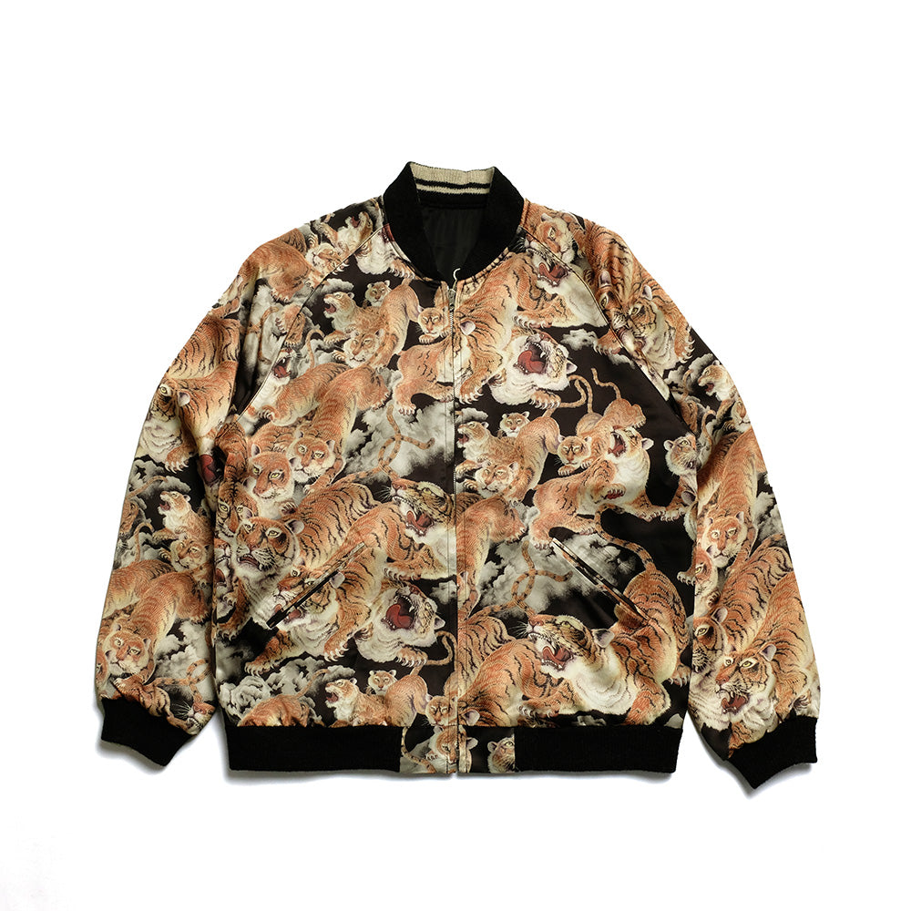 GOLD - SPECIAL EDITION ACETATE SOUVENIR JACKET - ONE HUNDRED TIGER