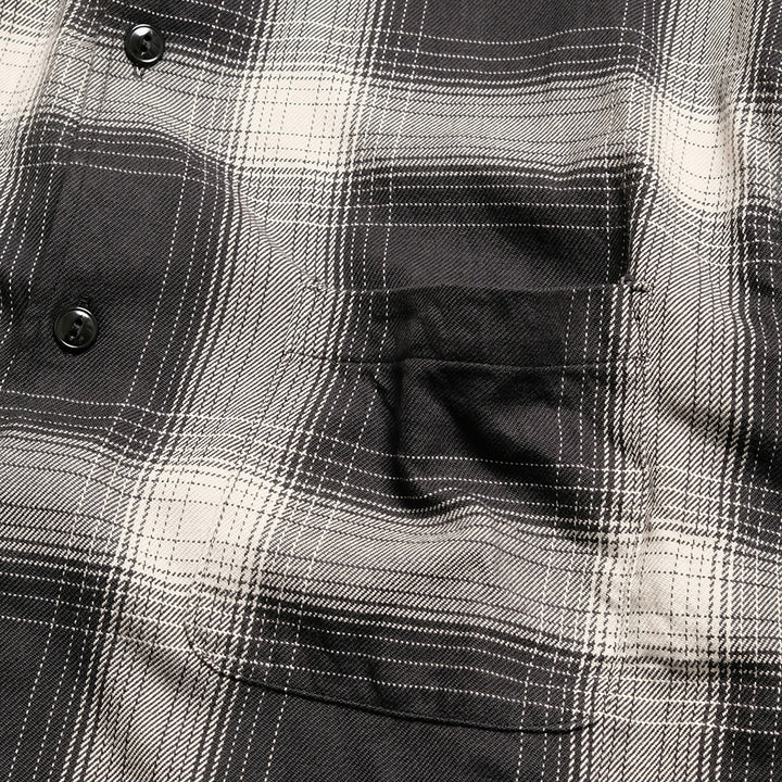 GOLD - SUVIN COTTON FLANNEL PLAID REGULAR COLLAR SHIRT - GL29546