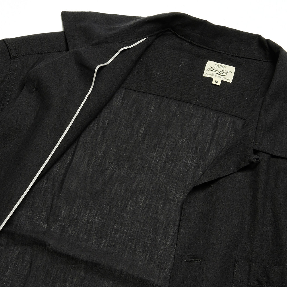 GOLD - VAT DYE CHAMBRAY S/S OPEN SHIRT - GL39191 – Sun House