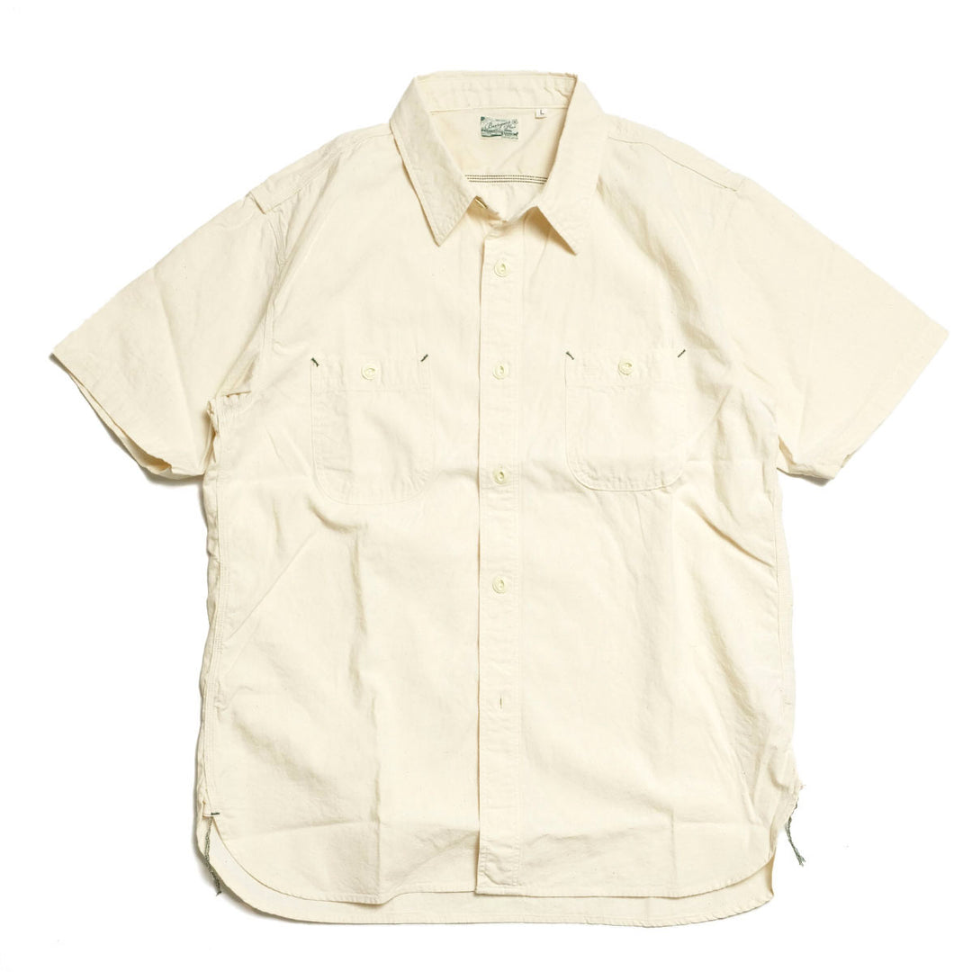 BURGUS PLUS - S/S Chambray Work Shirt - HBP-300CHS