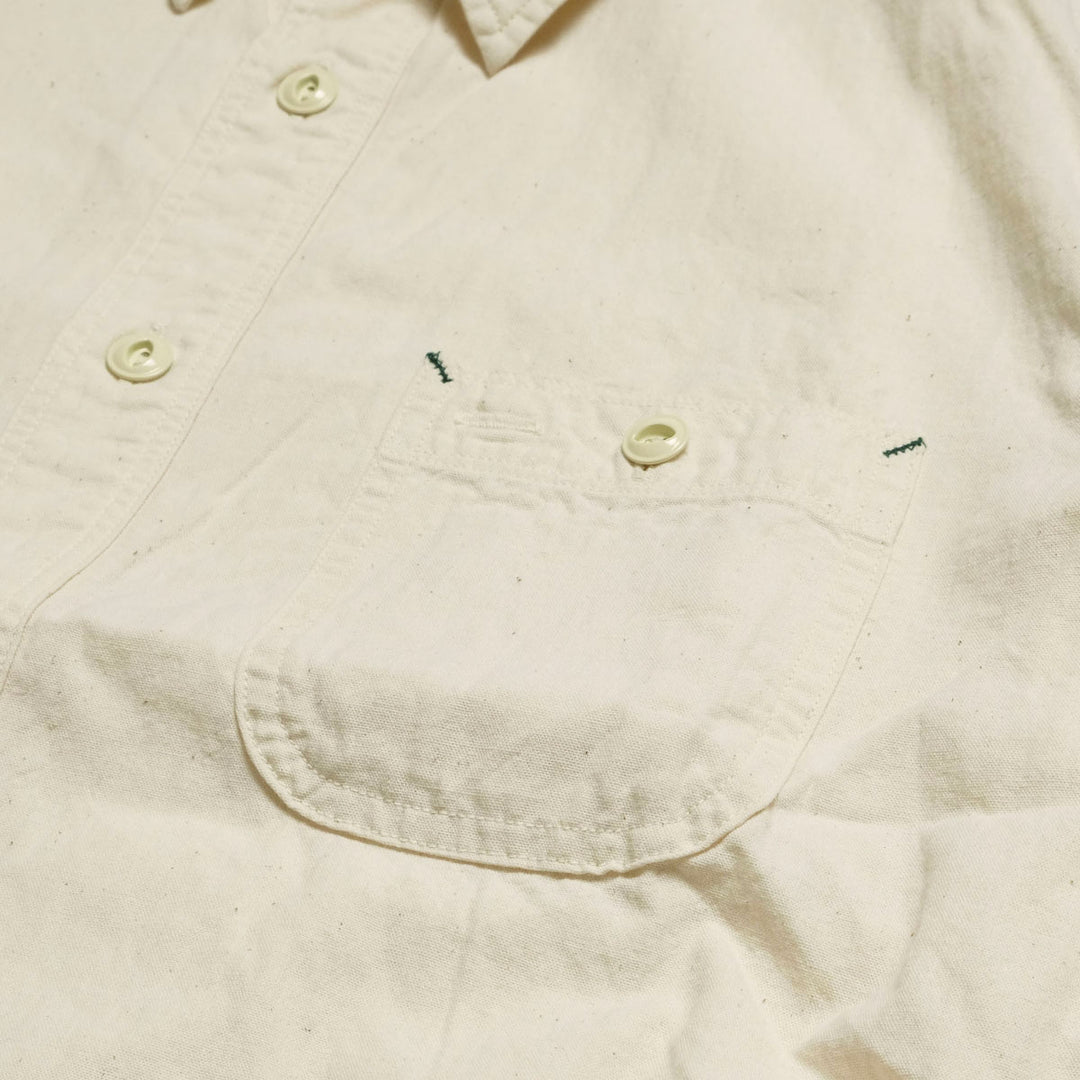 BURGUS PLUS - S/S Chambray Work Shirt - HBP-300CHS