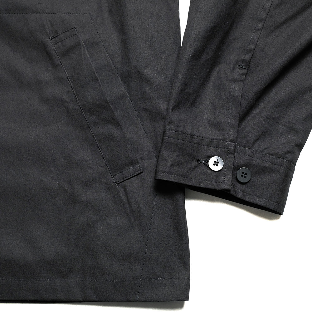 BRENA - Hood Coach Jacket - High Count Vintage Ox Black - HOOD-F25