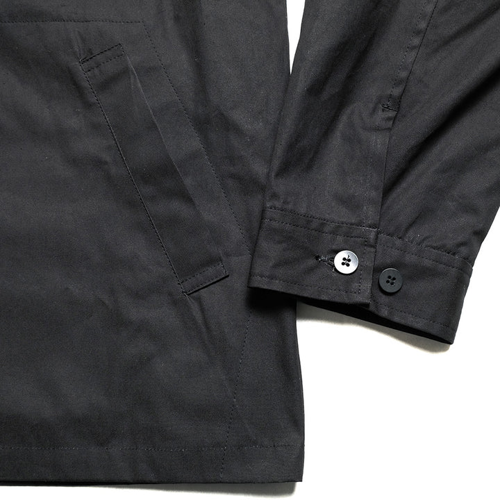 BRENA - Hood Coach Jacket - High Count Vintage Ox Black - HOOD-F25