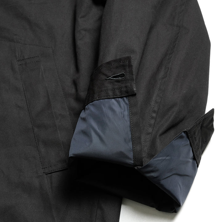 BRENA - Hood Coach Jacket - High Count Vintage Ox Black - HOOD-F25