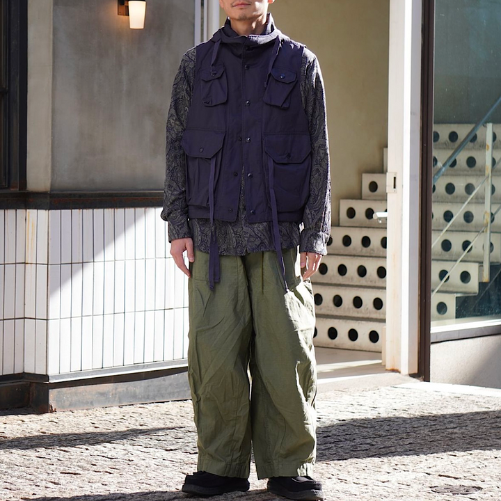 Engineered Garments - Field Vest - High Count Twill - QT077