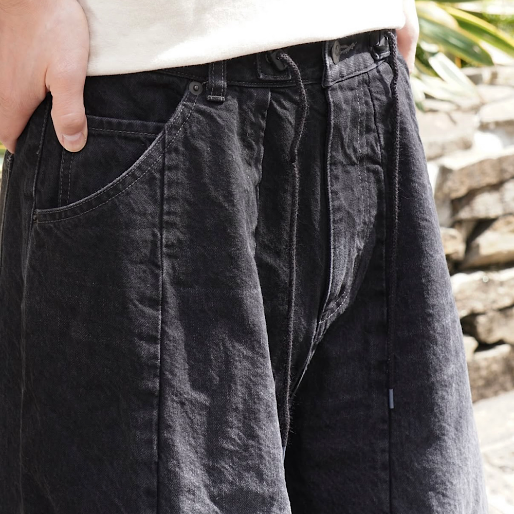 Needles - H.D. Buggy Pant - Jean / 12oz Denim - SX202 – Sun House Needles - H.D. Buggy Pant - Jean / 12oz Denim - SX202 – Sun House