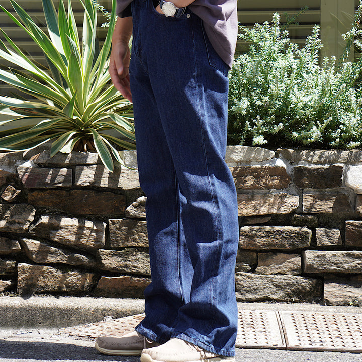 POST O'ALLS - 546 Flare R2 - 12oz. Denim Indigo Deep Wash - 3325-12DI