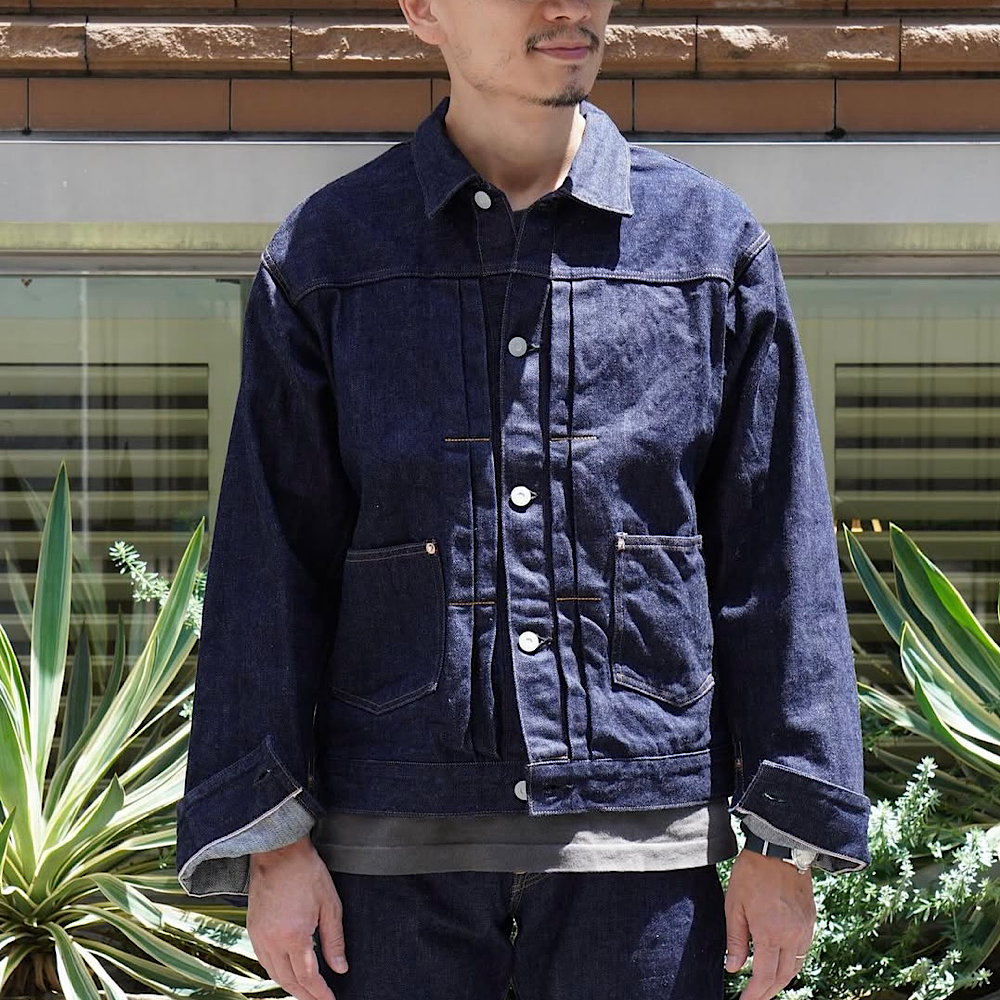 GENERAL THINGS  - Lot.7110 2pockets Solid Denim Jacket - 7110