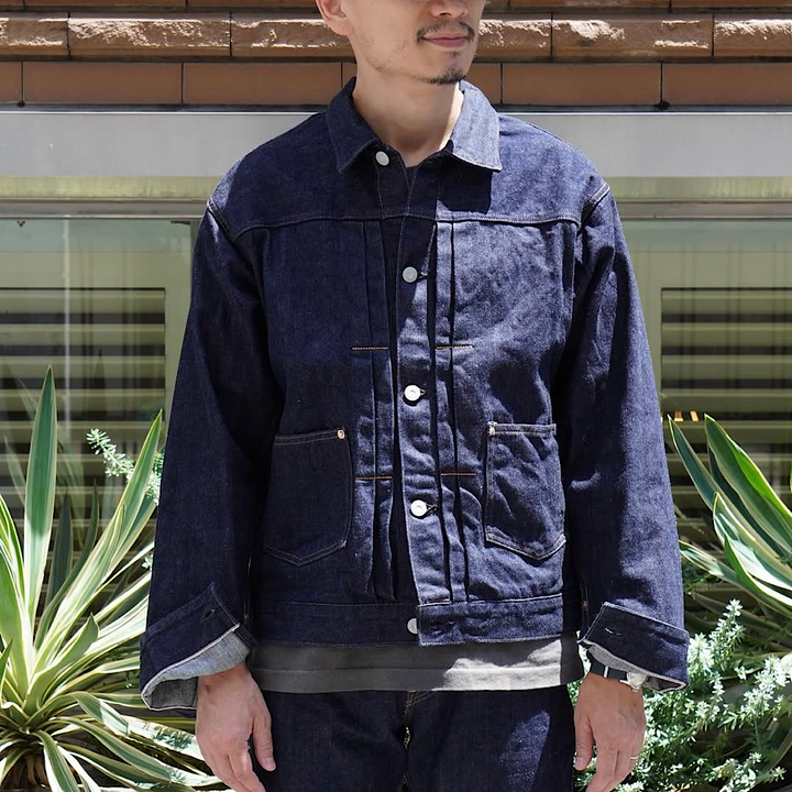 GENERAL THINGS  - Lot.7110 2pockets Solid Denim Jacket - 7110
