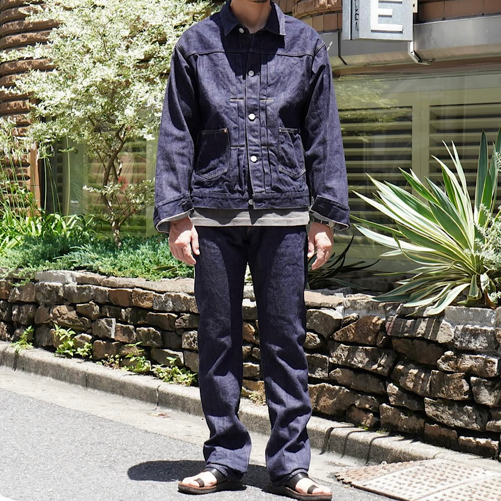 GENERAL THINGS  - Lot.7110 2pockets Solid Denim Jacket - 7110