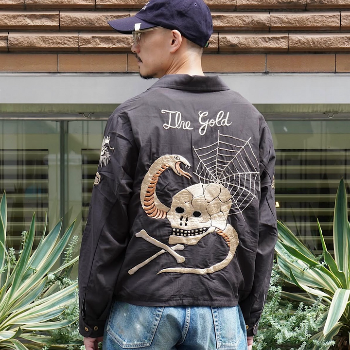 GOLD - SKULL JACKET AGED MODEL - GL15727