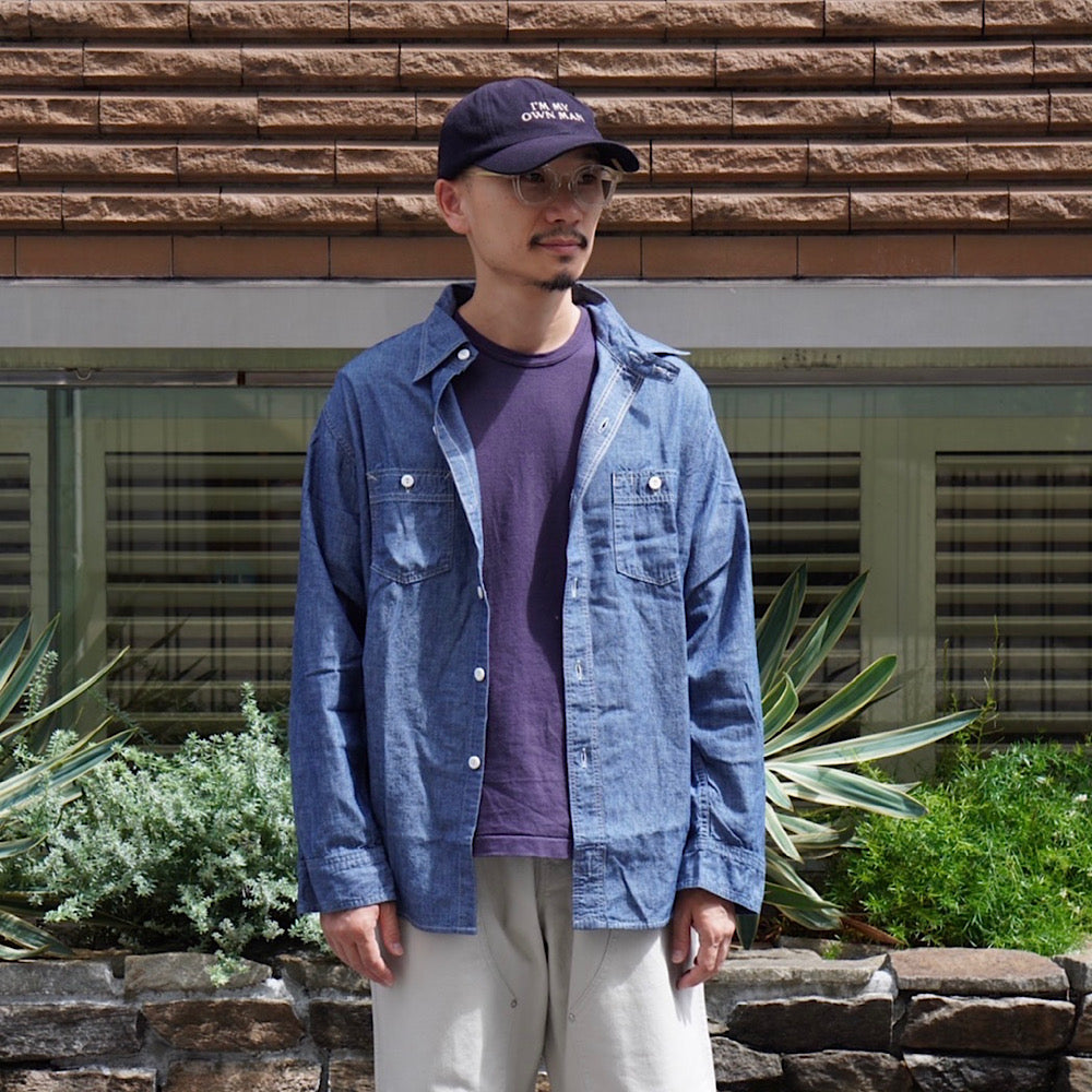 POST O'ALLS - St.Louis - Chambray indigo - 3217-11