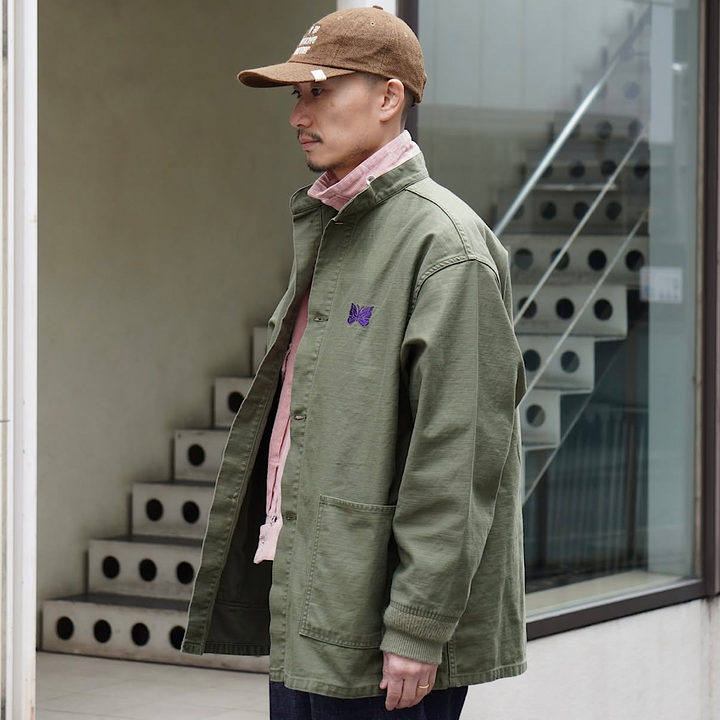 Needles - Army Shirt - Reversed Sateen - RW216