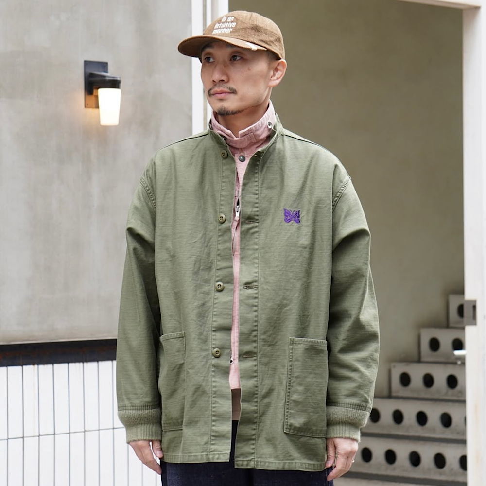 Needles - Army Shirt - Reversed Sateen - RW216