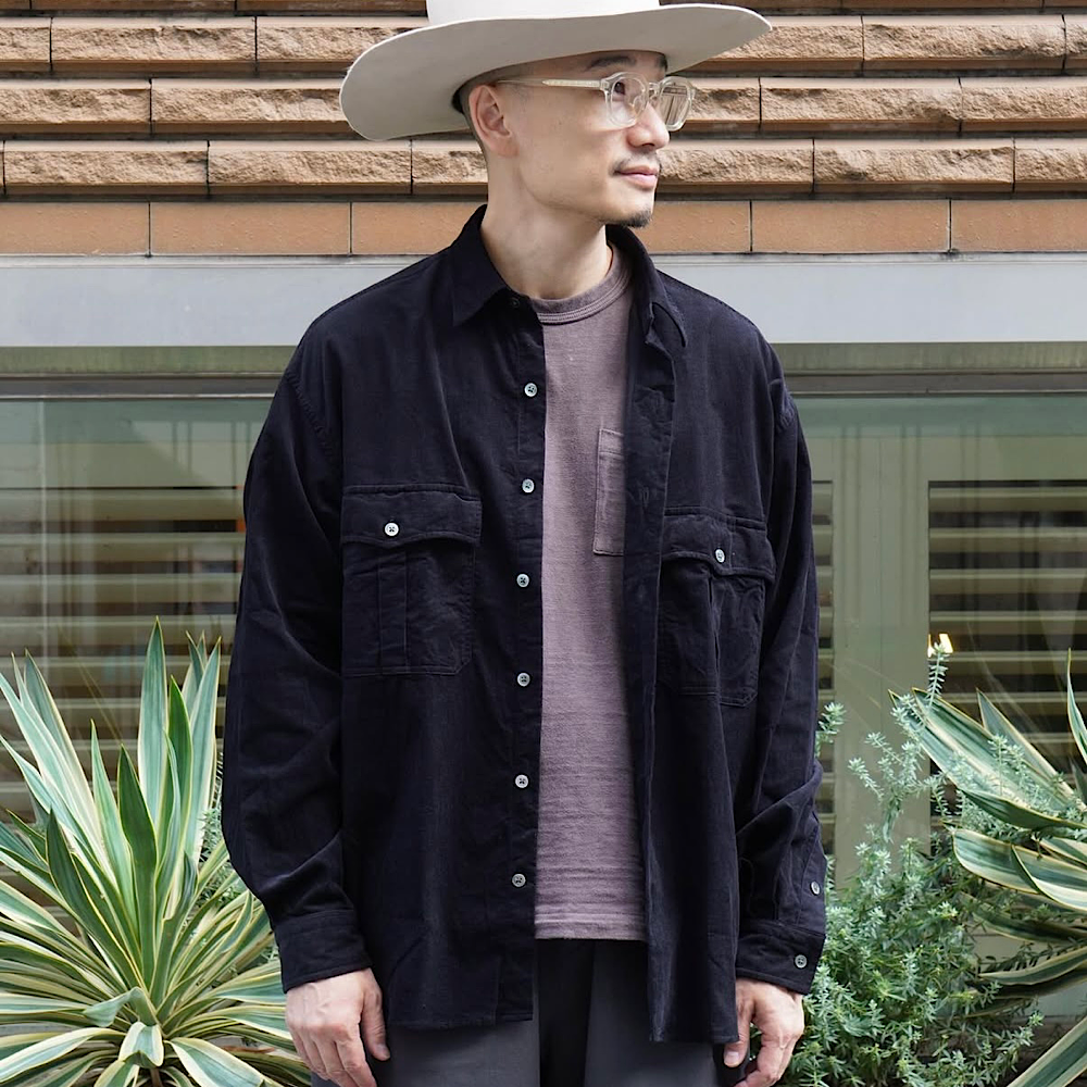 Porter Classic - ROLL UP ORGANIC CORDUROY SHIRT - PC-016-3685