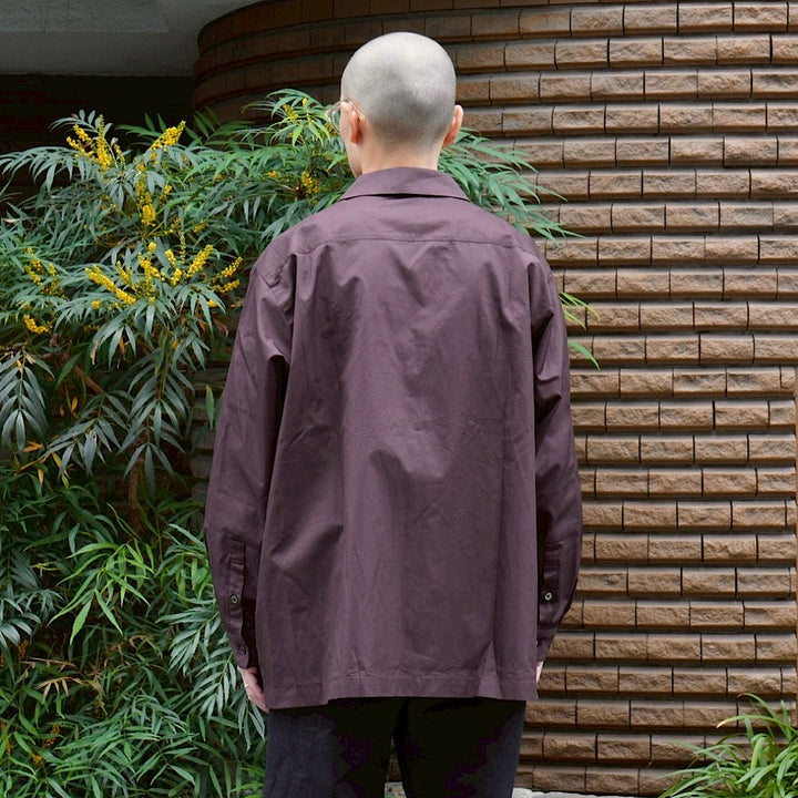 THE DAY - OPEN COLLAR SHIRT - D25WS-1001