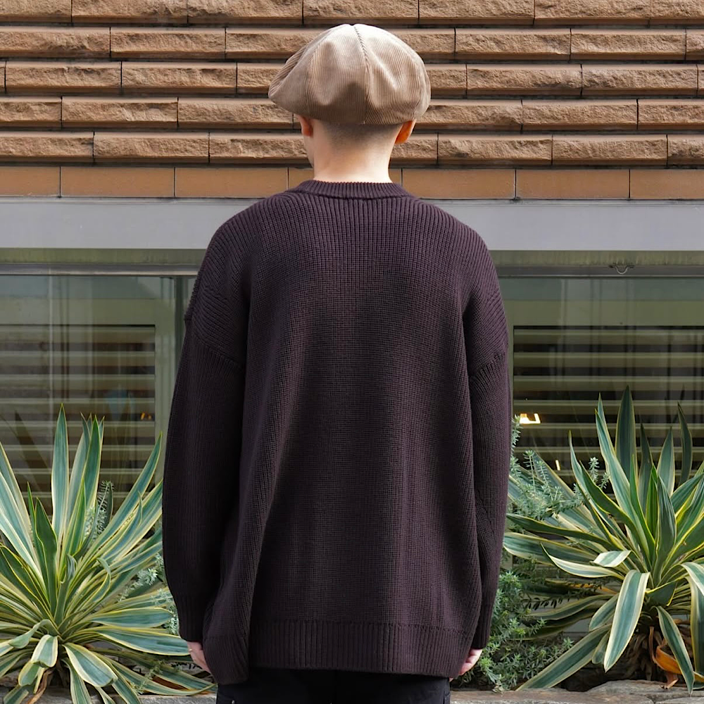 THE DAY - MERINO WOOL CREWNECK KNIT - D25WS-03001
