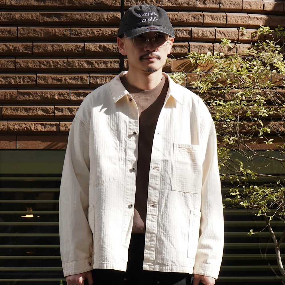 POST O'ALLS - USMC 1930s Utility Jacket - mini HBT natural - 3114R POST O'ALLS - USMC 1930s Utility Jacket - mini HBT natural - 3114R