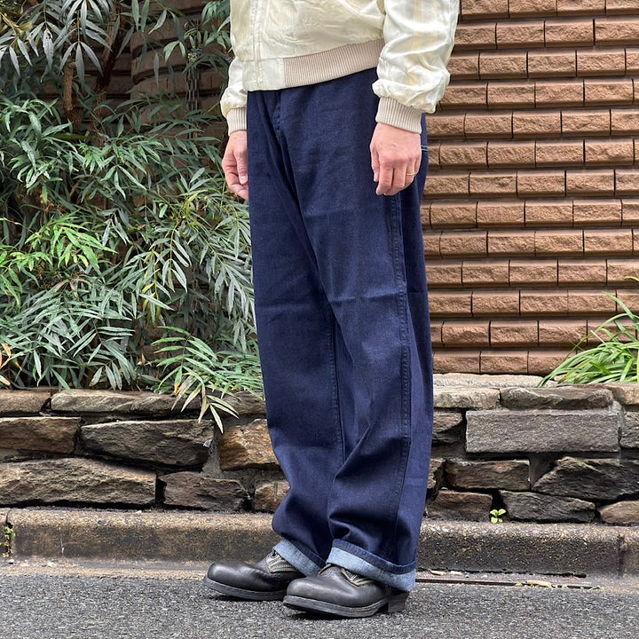 POST O'ALLS - SWEETBEAR Bandtop - 8oz.denim dark indigo - 3327-8DI