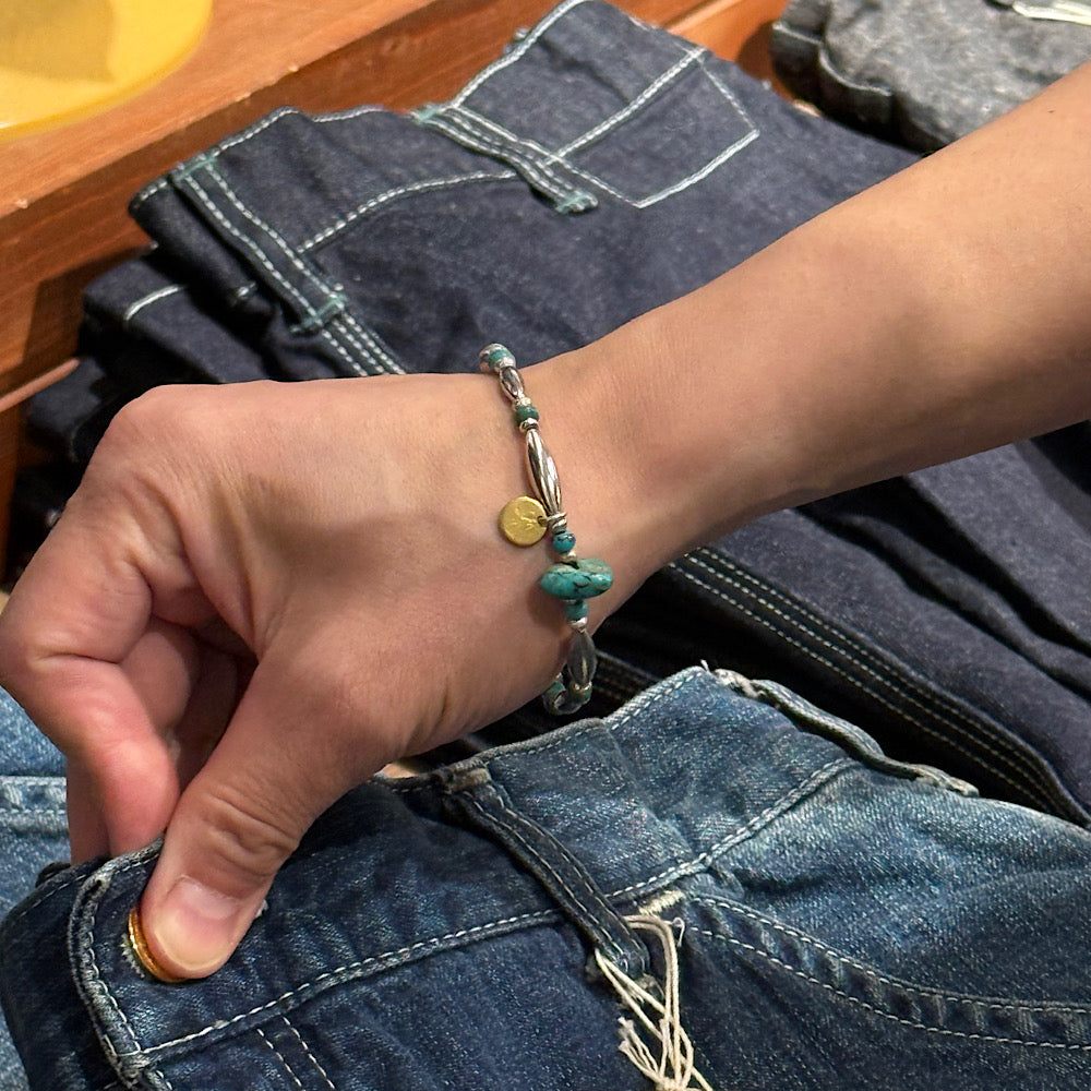 SUN HOUSE - Exclusive】SunKu - Pipe Beads Bracelet - Turquoise