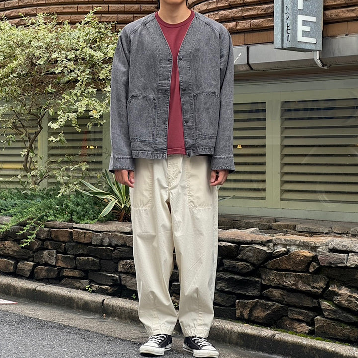 THE NORTH FACE PURPLE LABEL - Linen Cotton Denim Field Cardigan - N26FA028-H