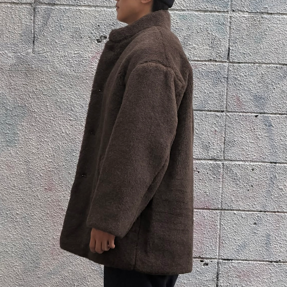 THE DAY - ALPACA WOOL PILE COAT - D26AW-05009