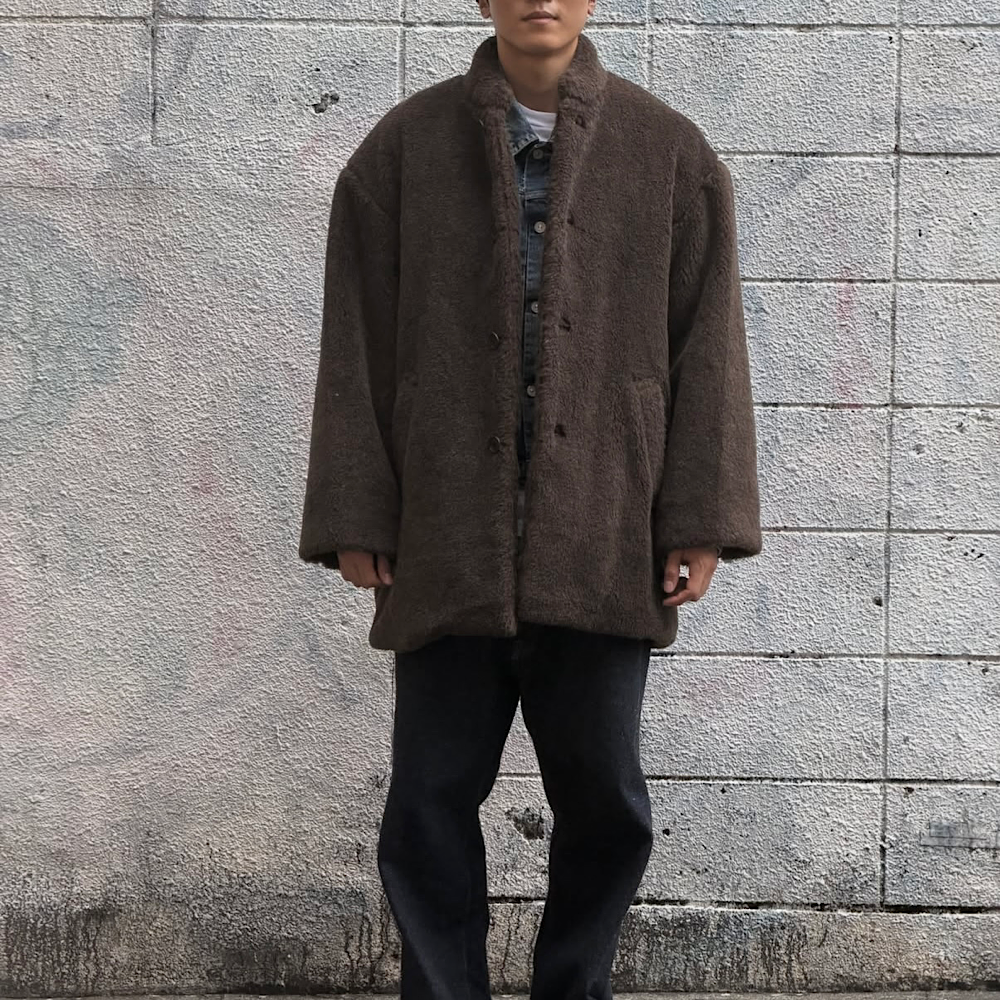 THE DAY - ALPACA WOOL PILE COAT - D26AW-05009