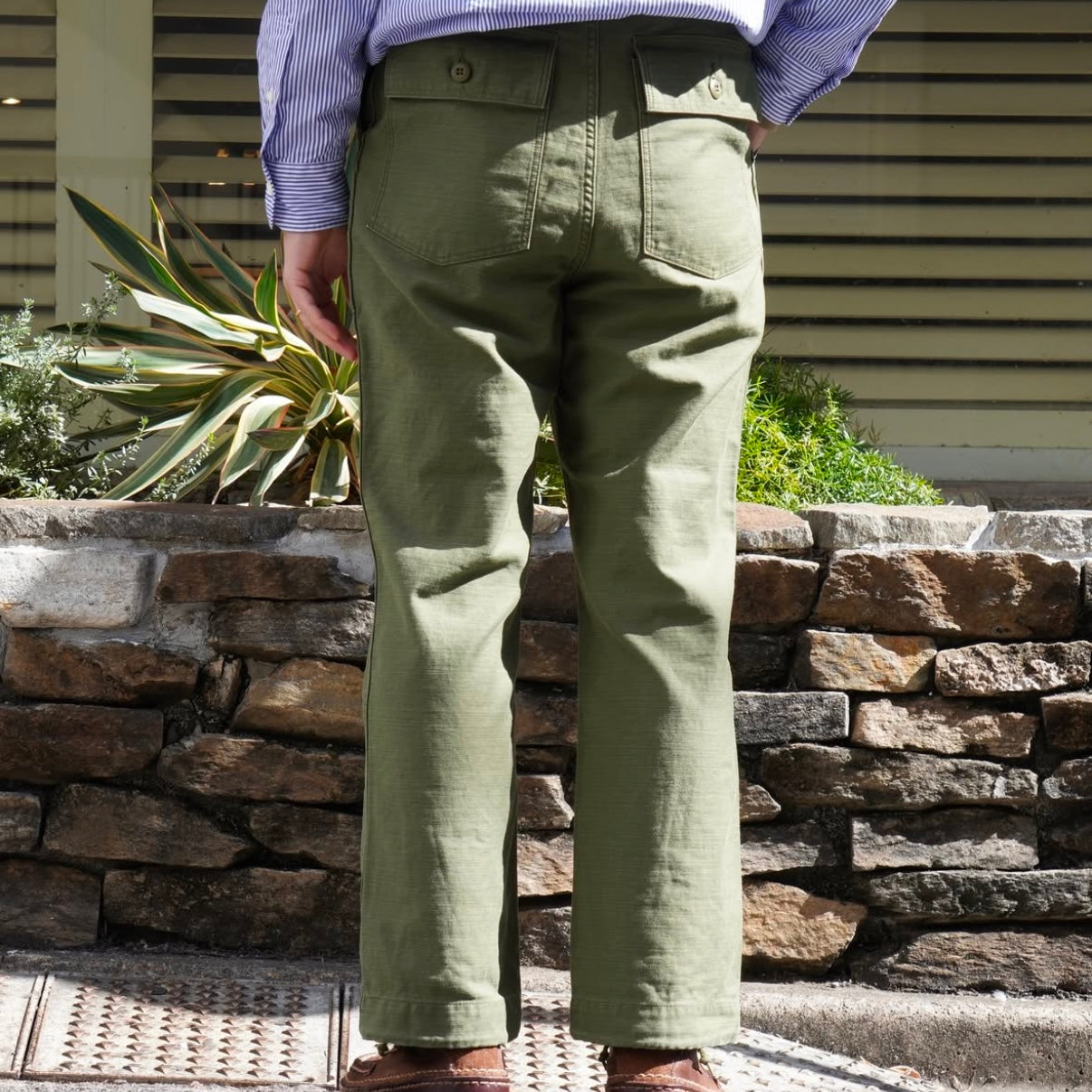 Needles - String Fatigue Pant - Back Sateen - QV147 – Sun House