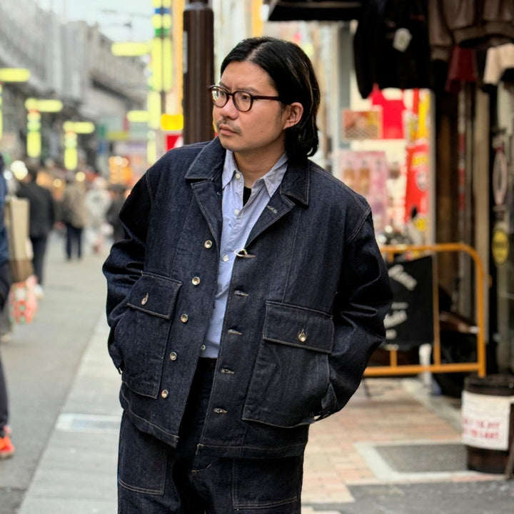 Engineered Garments WORKADAY - Sea Bees Jacket - 12oz Cone Denim - RW943