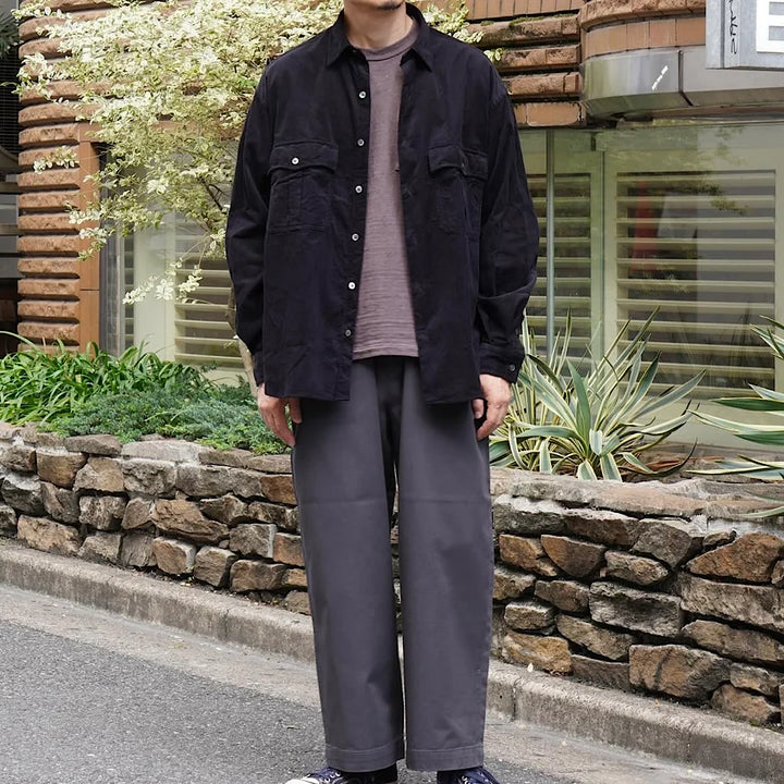 Porter Classic - ROLL UP ORGANIC CORDUROY SHIRT - P-016-3685
