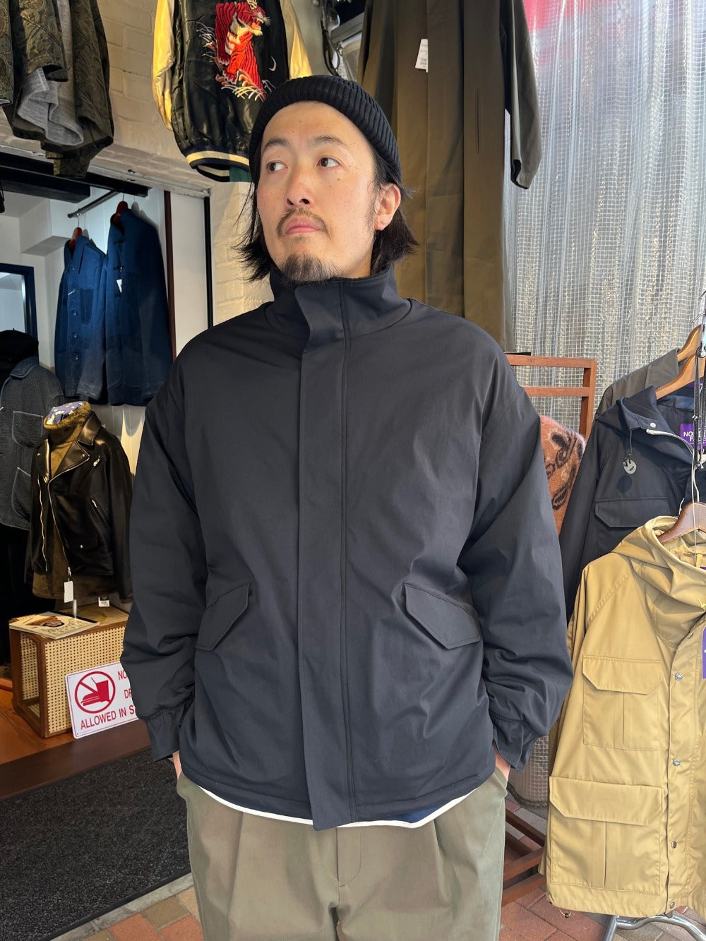 THE DAY - NYLON STRETCH COMFORTABLE JACKET - D23W-05003 – Sun