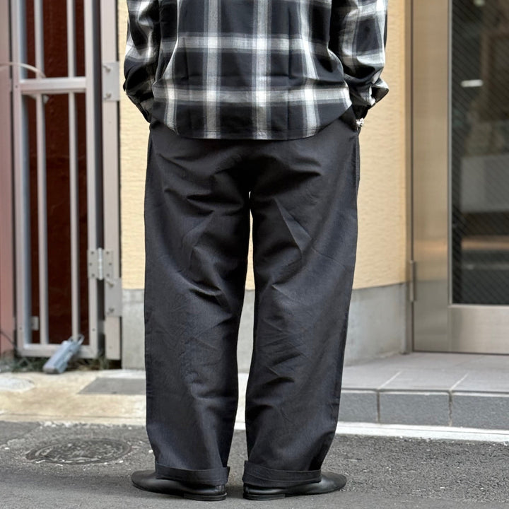 GOLD - LINEN X WOOL TROPICAL EASY PANTS - GL42618