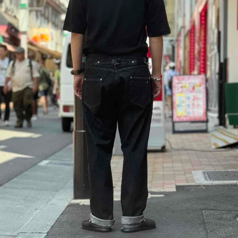 POST O'ALLS - No.10 Five Pocket - 12oz. Denim Black Deep Wash - 3324-12DB