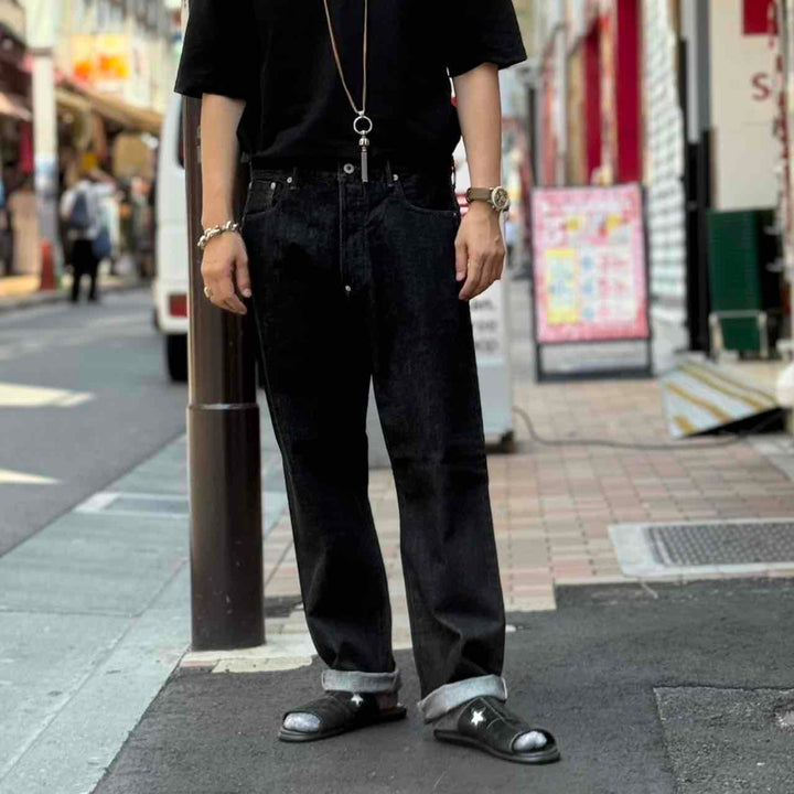 POST O'ALLS - No.10 Five Pocket - 12oz. Denim Black Deep Wash - 3324-12DB