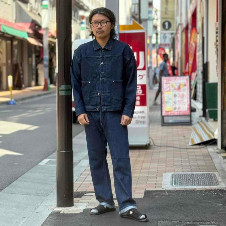 POST O'ALLS - No.10 Five Pocket - 12oz. Denim Indigo Deep Wash - 3324-12DI