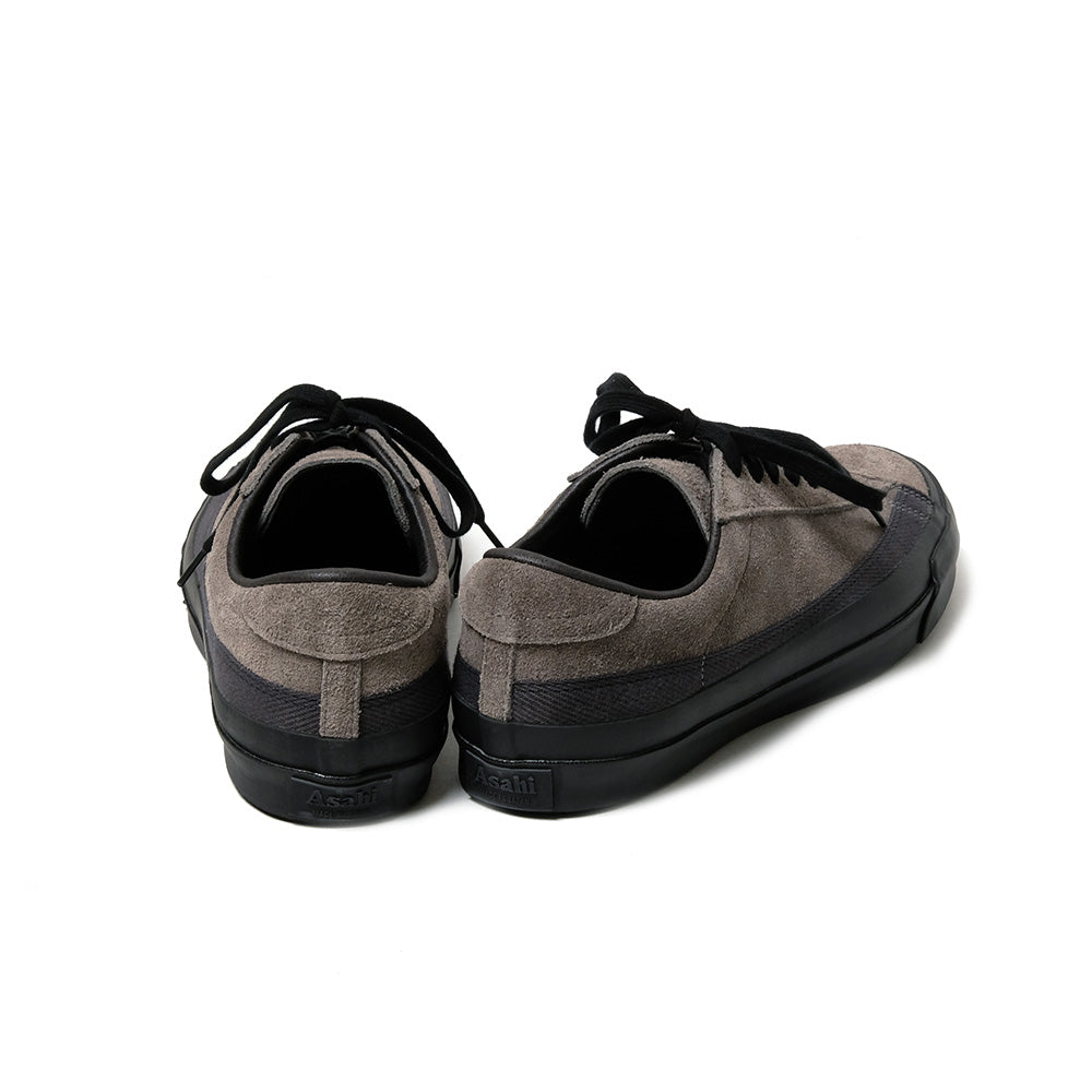 ASAHI - BELTED LOW SUEDE - Charcoal/Black - KF20664-1