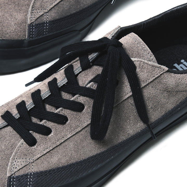 ASAHI - BELTED LOW SUEDE - Charcoal/Black - KF20664-1